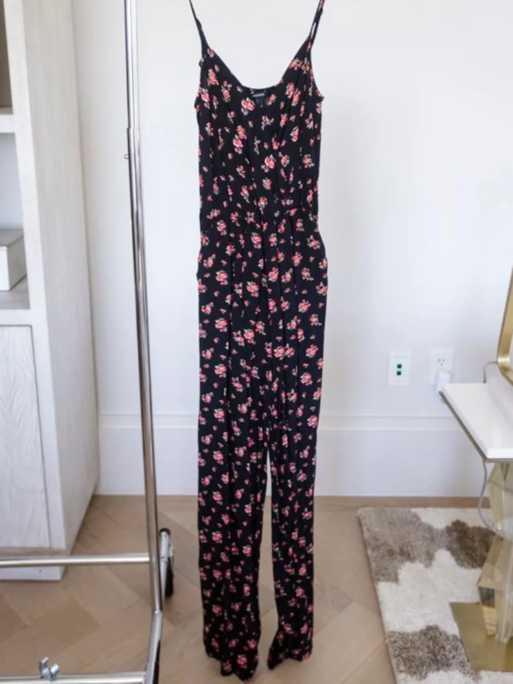 Forever 21 Floral Jumpsuit